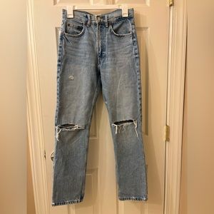 Zara ripped jeans